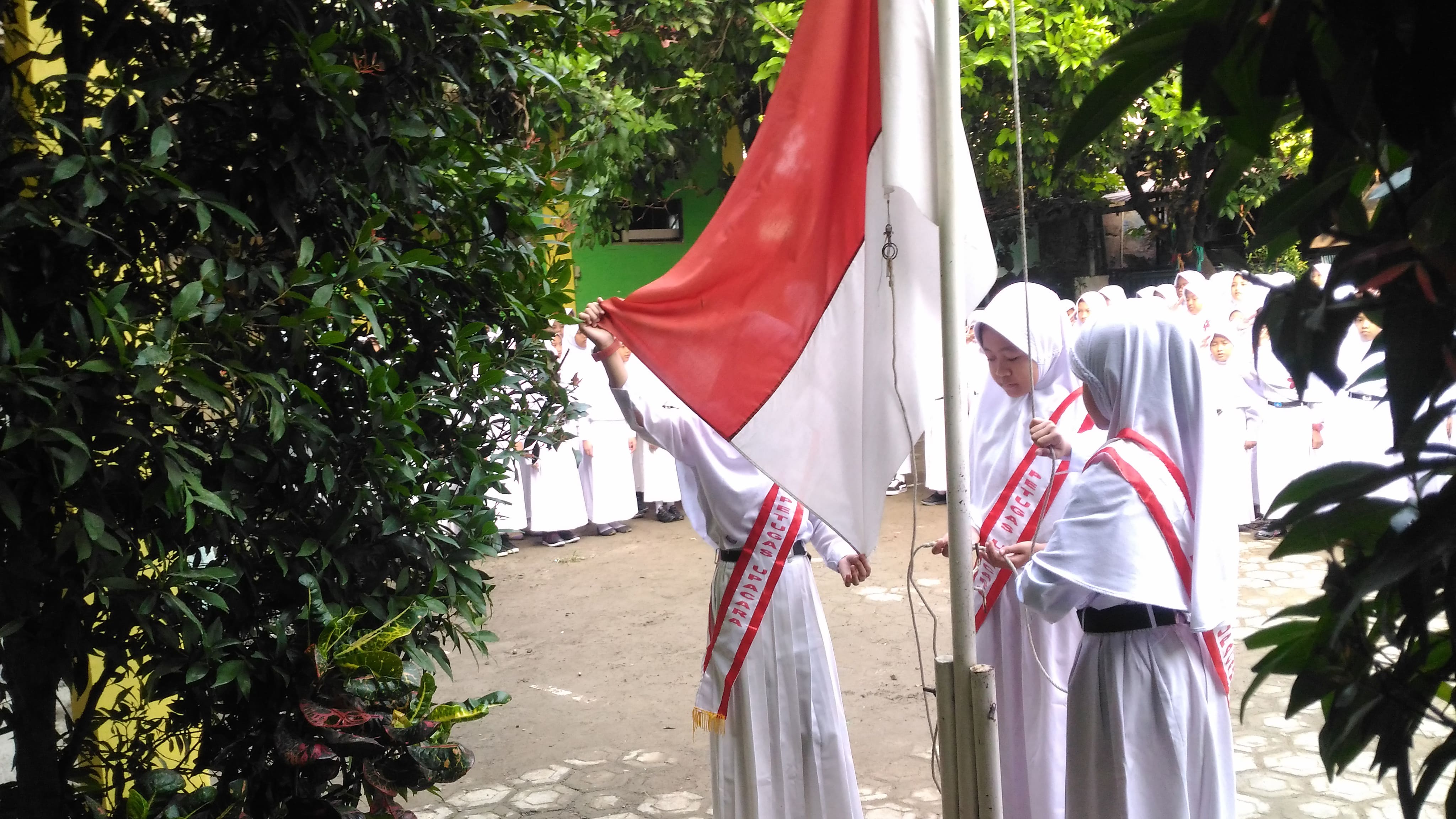 Upacara di SDIT Assalamah Depok